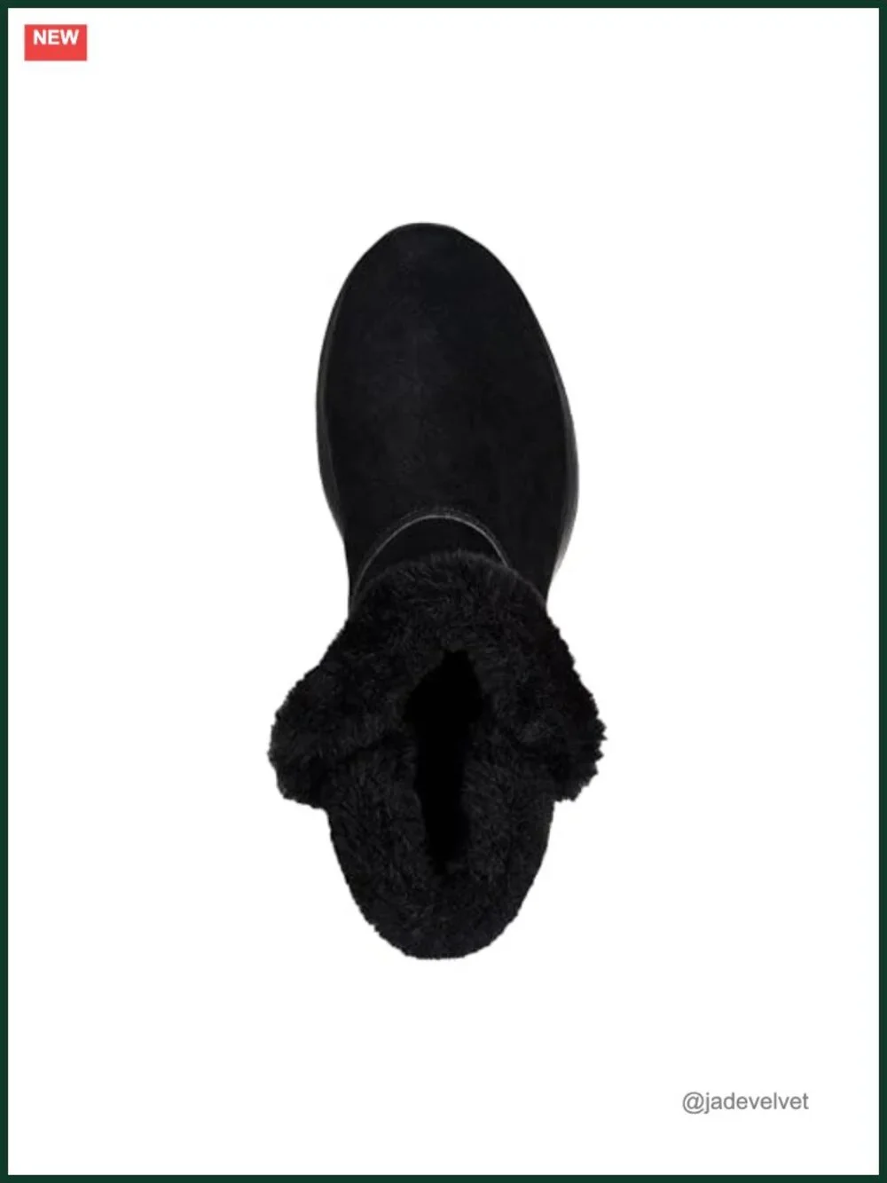 Skechers On-The-Go Joy Suede Ankle Boot with Faux Fur Trim